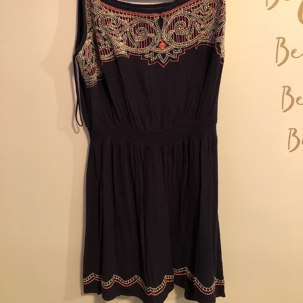 Navy blue romper